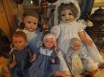 Alte Puppen / 60 - 120 Euro 