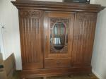 Bücherschrank / Eiche / um 1910 / B200cm / 285 Euro