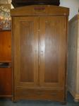 Jugenstilschrank / um 1910 / seltenes Modell / Weichholz / gestrichen / 345 Euro