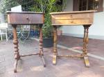 Nähtische / dunkles Holz / 95 Euro bzw. 125 Euro