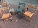 Klappstühle / 9 Euro