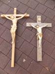 Jesus geschnitzt 100 cm 90 Euro // Jesus aus Stuck gefasst 80cm 65 Euro