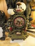 Kaminuhr / Metall / Dachbodenfund / 140 Euro