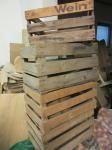 Holzkisten 5 Euro // Weinkisten 8 Euro