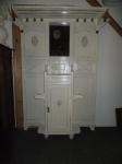 sehr seltene Garderrobe mit Jugendstil-Messinghaken / restauriert auf Shabby-Chic / Preis auf Anfrage